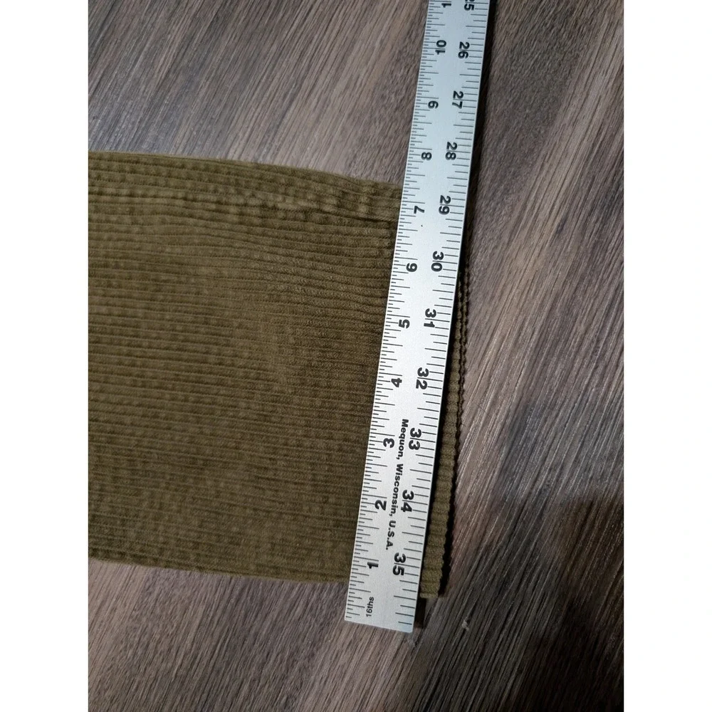 Alex Mill Boy Pant Corduroy Pants‎ Dark Olive Green Size 0 (BUTTON FLAW)